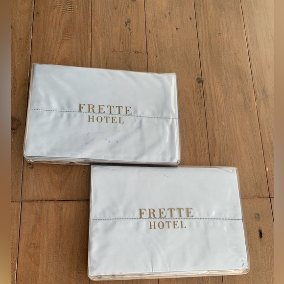 Frette powder blue euro sham (2 as a set) NWT - Picture 2 of 4